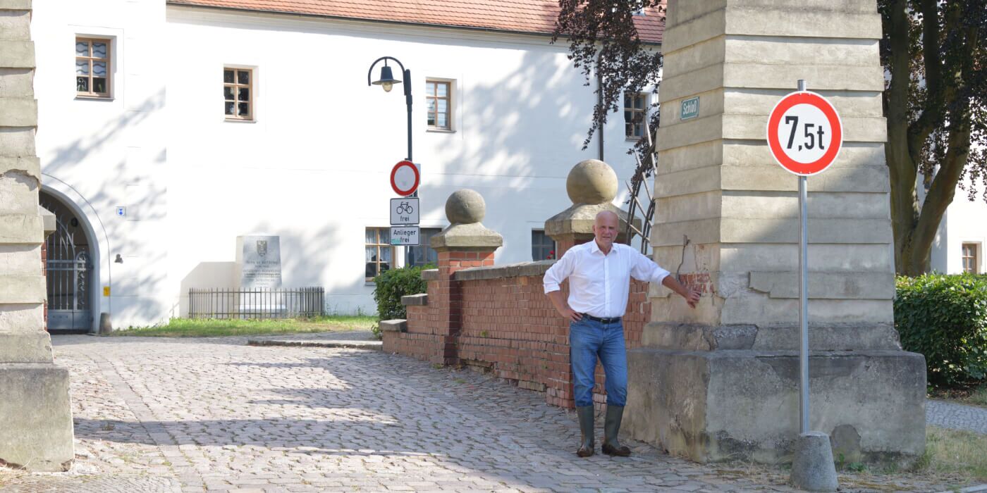Bauberatung und Baubetreuung für die ehemals von einem Wassergraben umgebene Vierflügelanlage Schloss Annaburg. ©Rehhahn Bau
